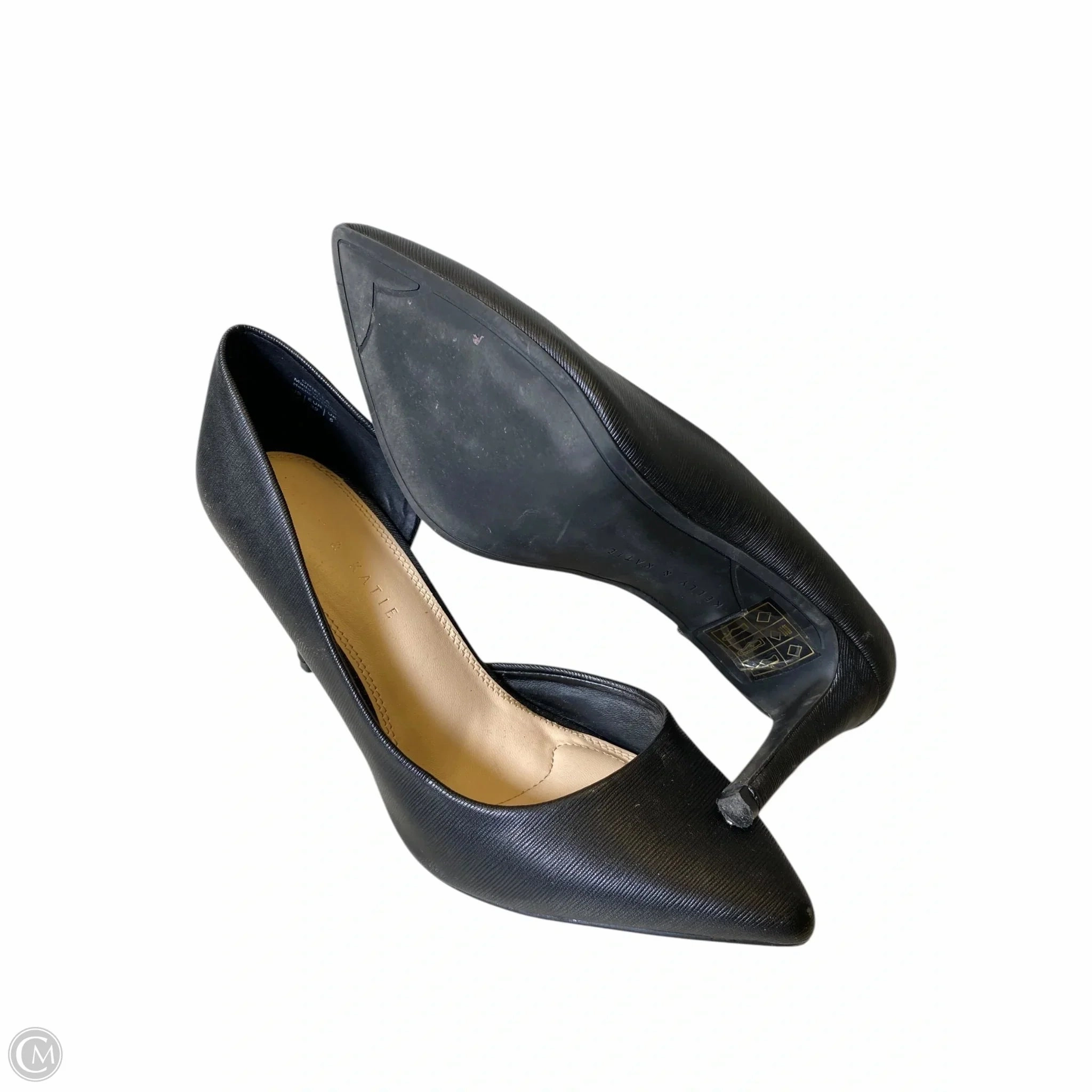 Shoes Heels Kitten By Kelly And Katie In Black, Size: 8.5