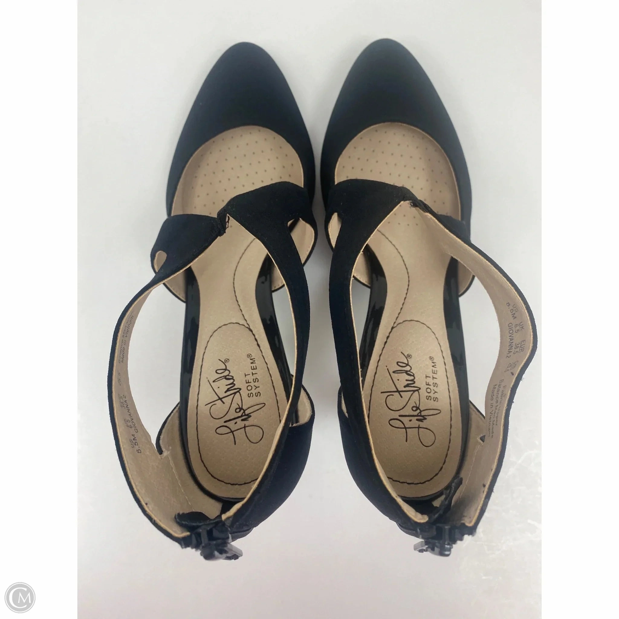 Shoes Heels Kitten By Life Stride In Black, Size: 8.5