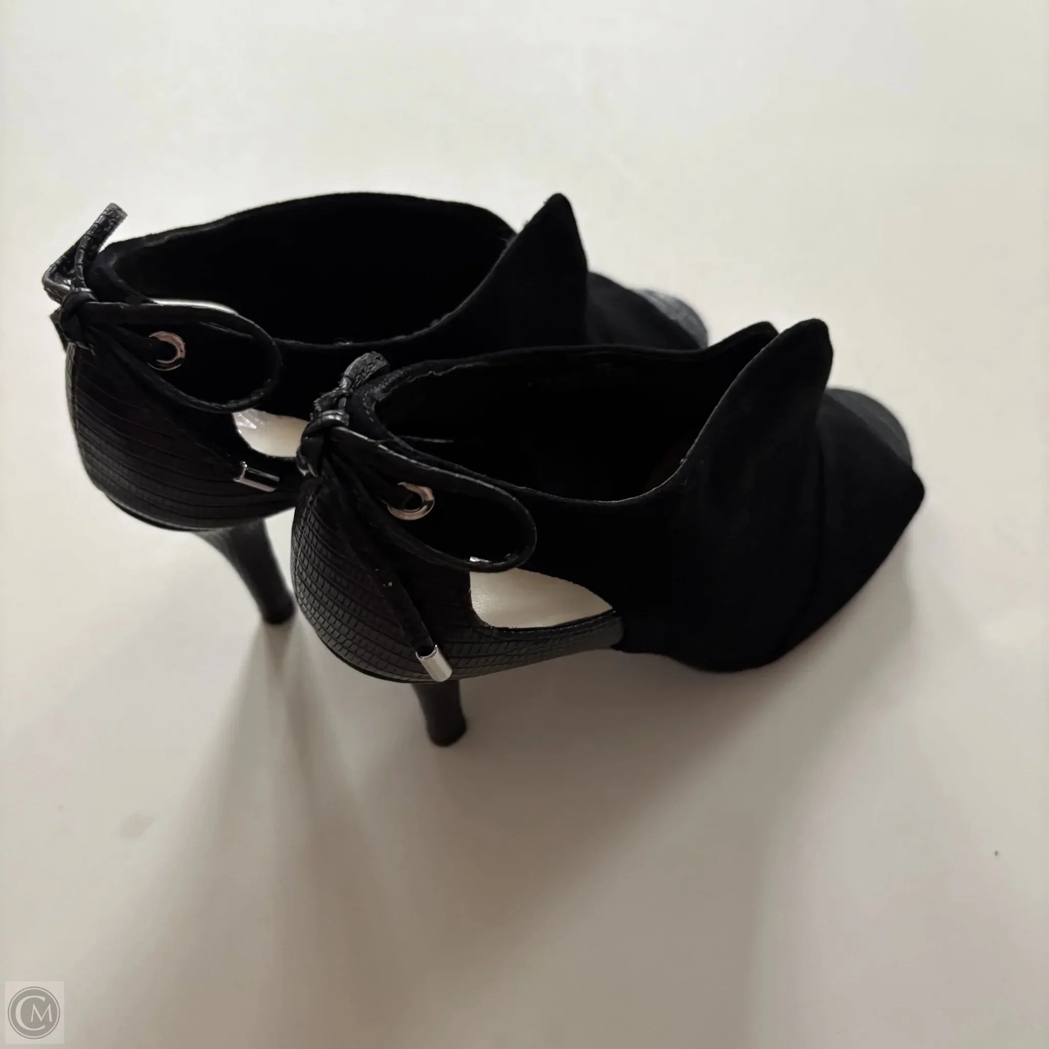 Shoes Heels Kitten By Nine West In Black, Size: 6