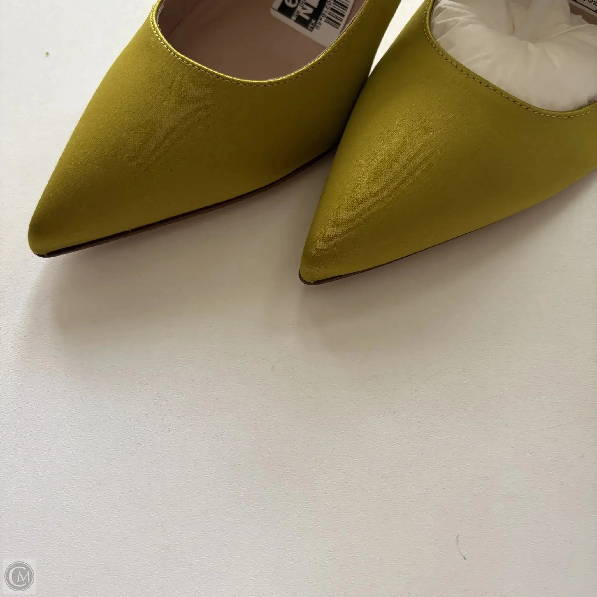 Shoes Heels Kitten By Sarah Jessica Parker In Green, Size: 9.5