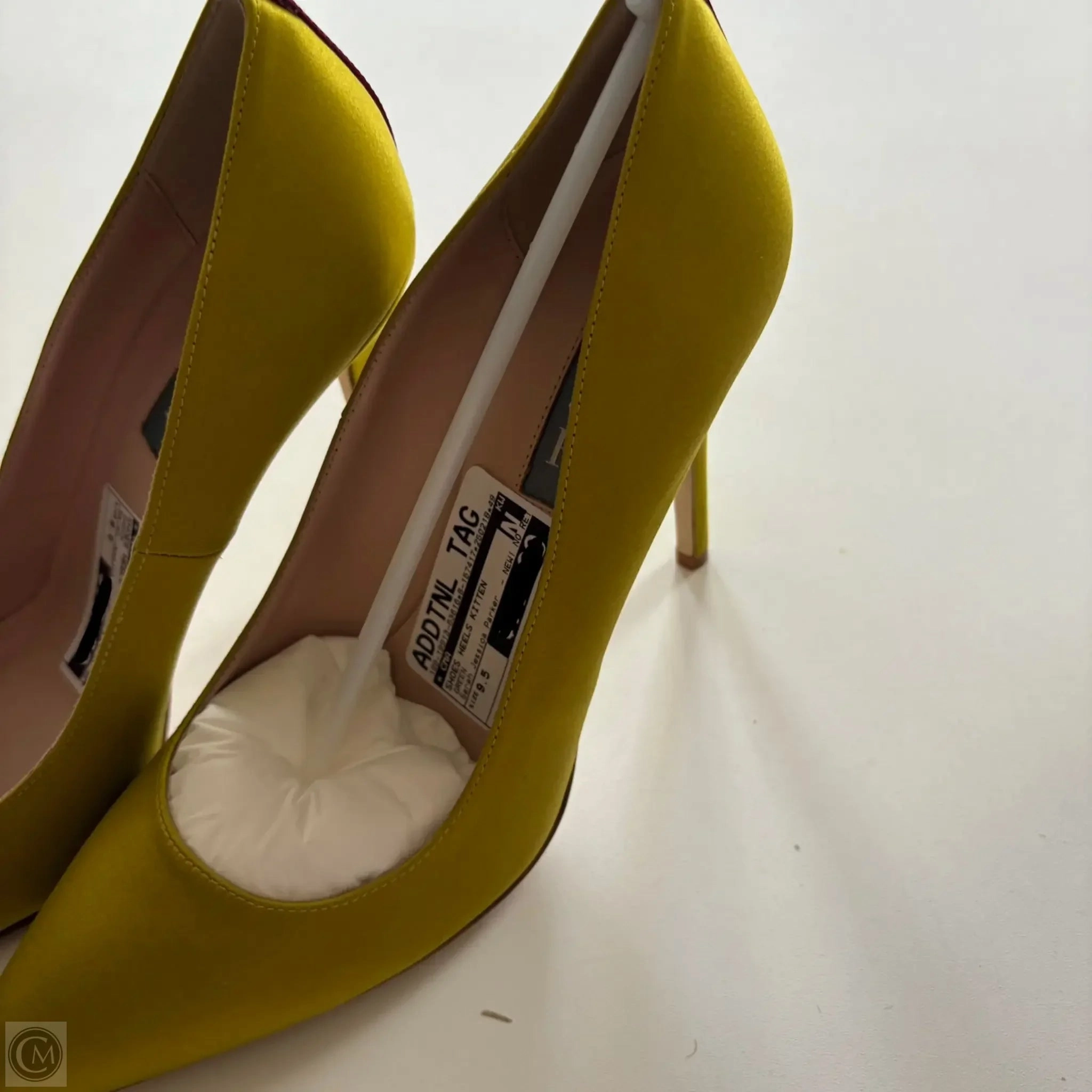 Shoes Heels Kitten By Sarah Jessica Parker In Green, Size: 9.5