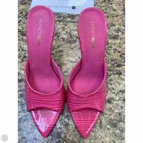 Shoes Heels Stiletto By Fashion Nova In Pink, Size: 7.5