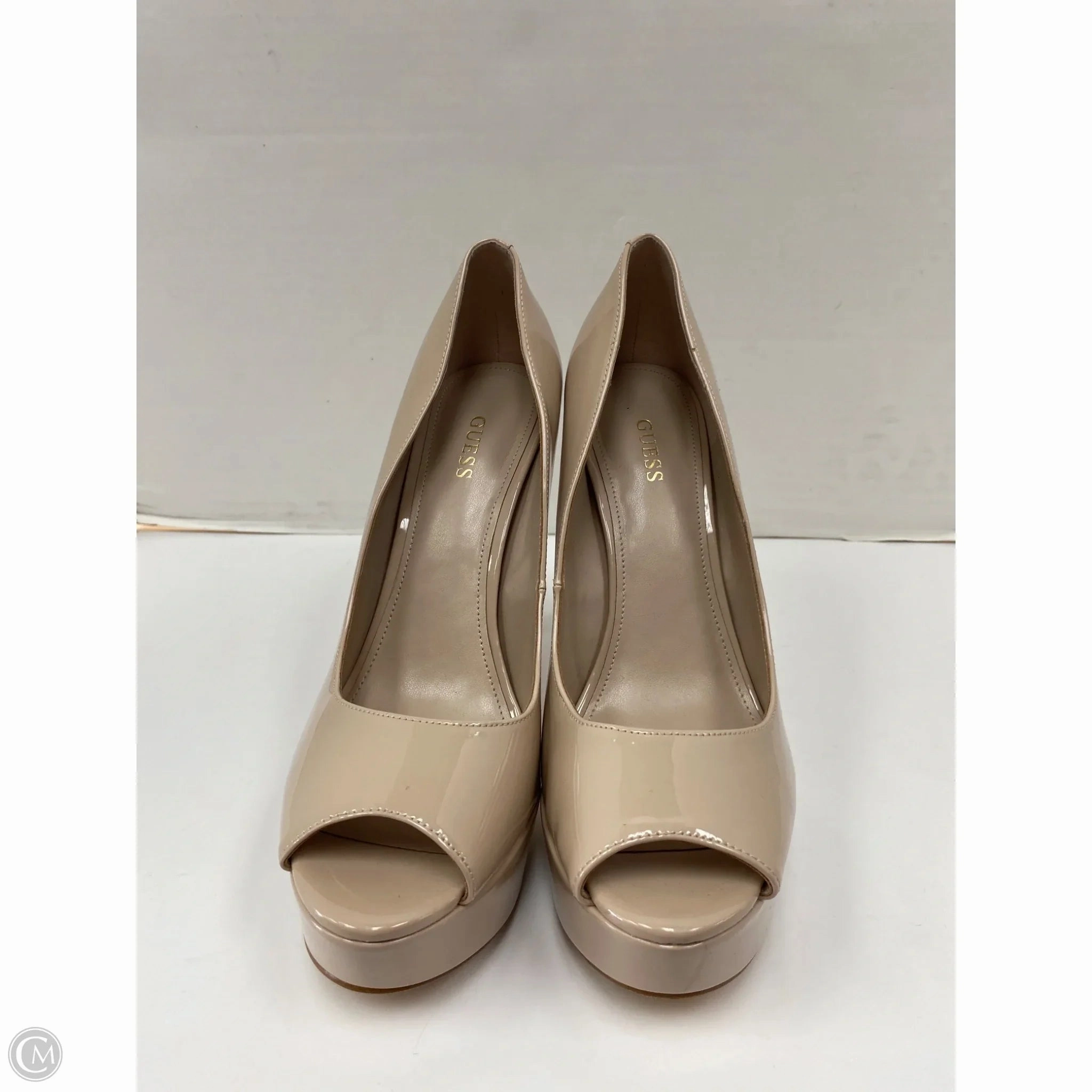 Shoes Heels Stiletto By Guess In Beige, Size: 9