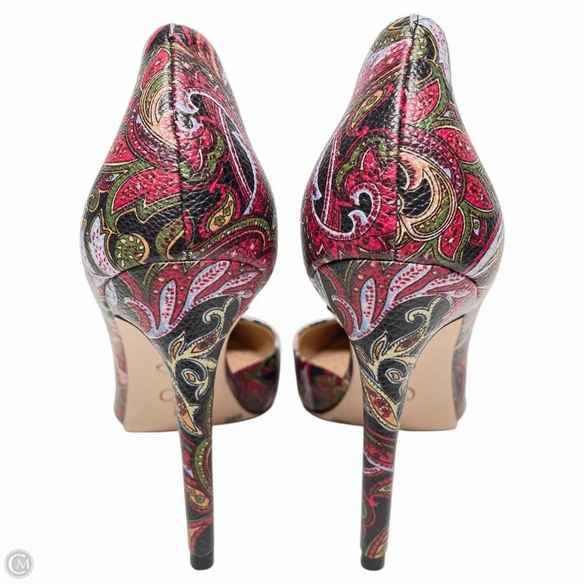 Shoes Heels Stiletto By Jessica Simpson In Multi-colored, Size: 8.5