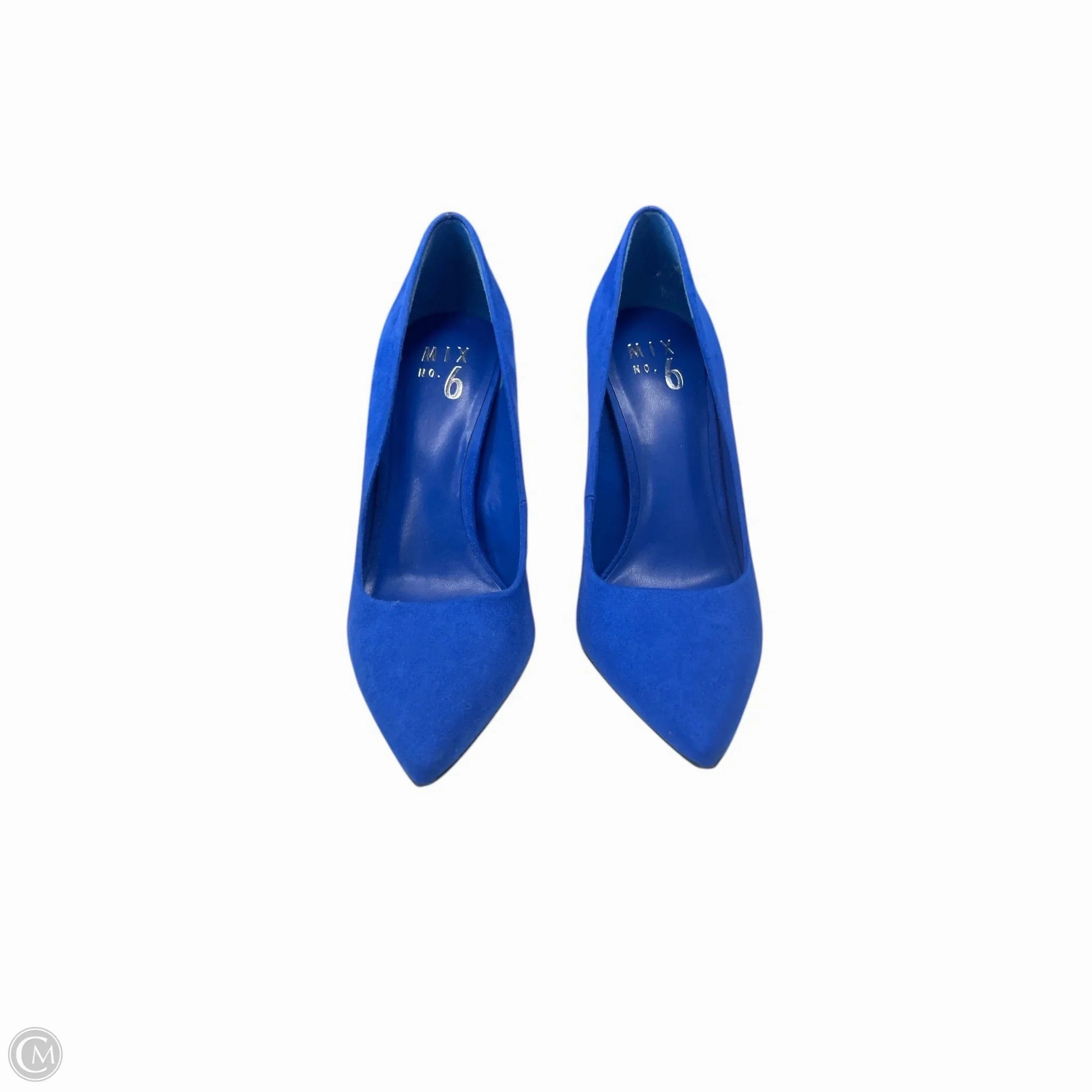 Shoes Heels Stiletto By Mix No 6 In Blue, Size: 7