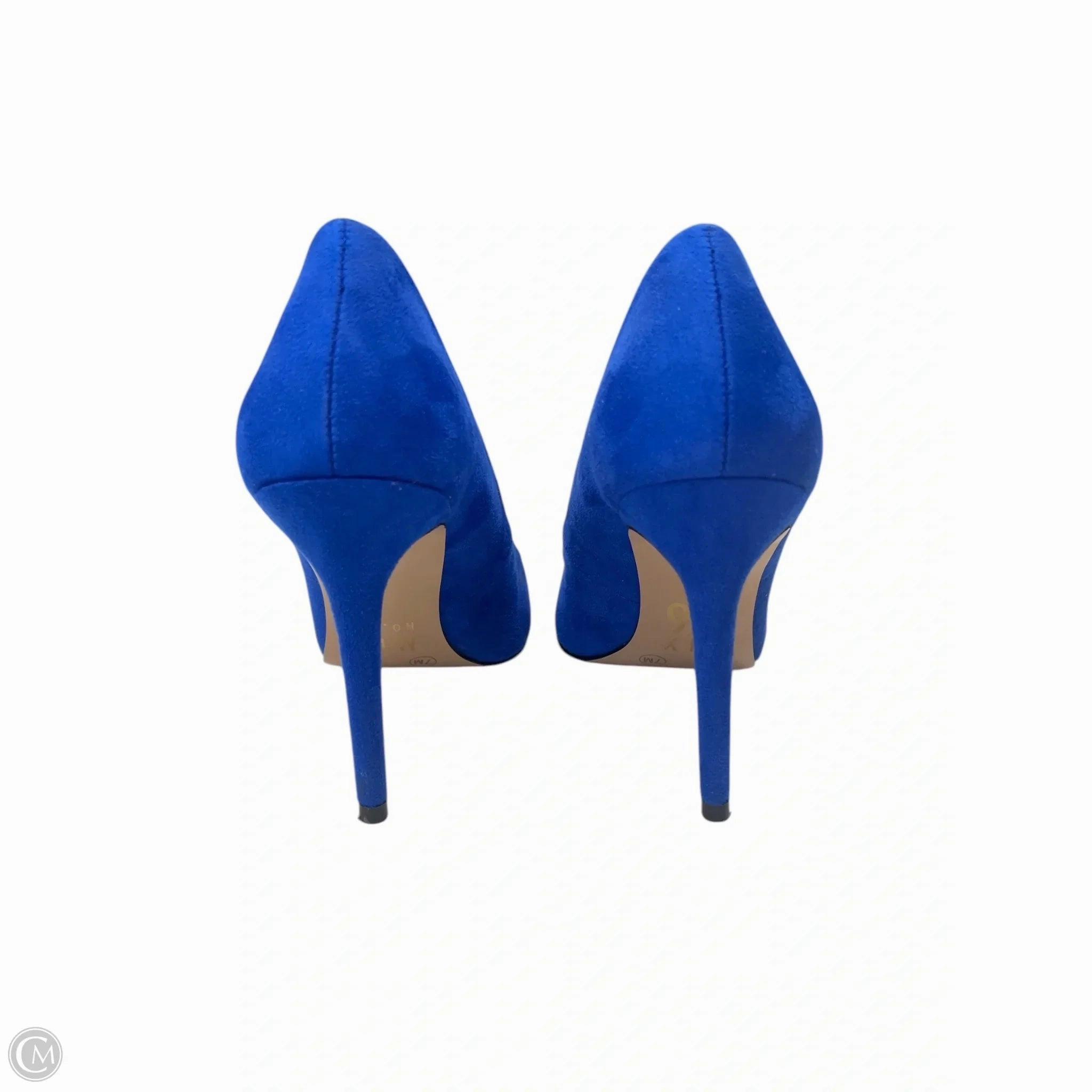 Shoes Heels Stiletto By Mix No 6 In Blue, Size: 7