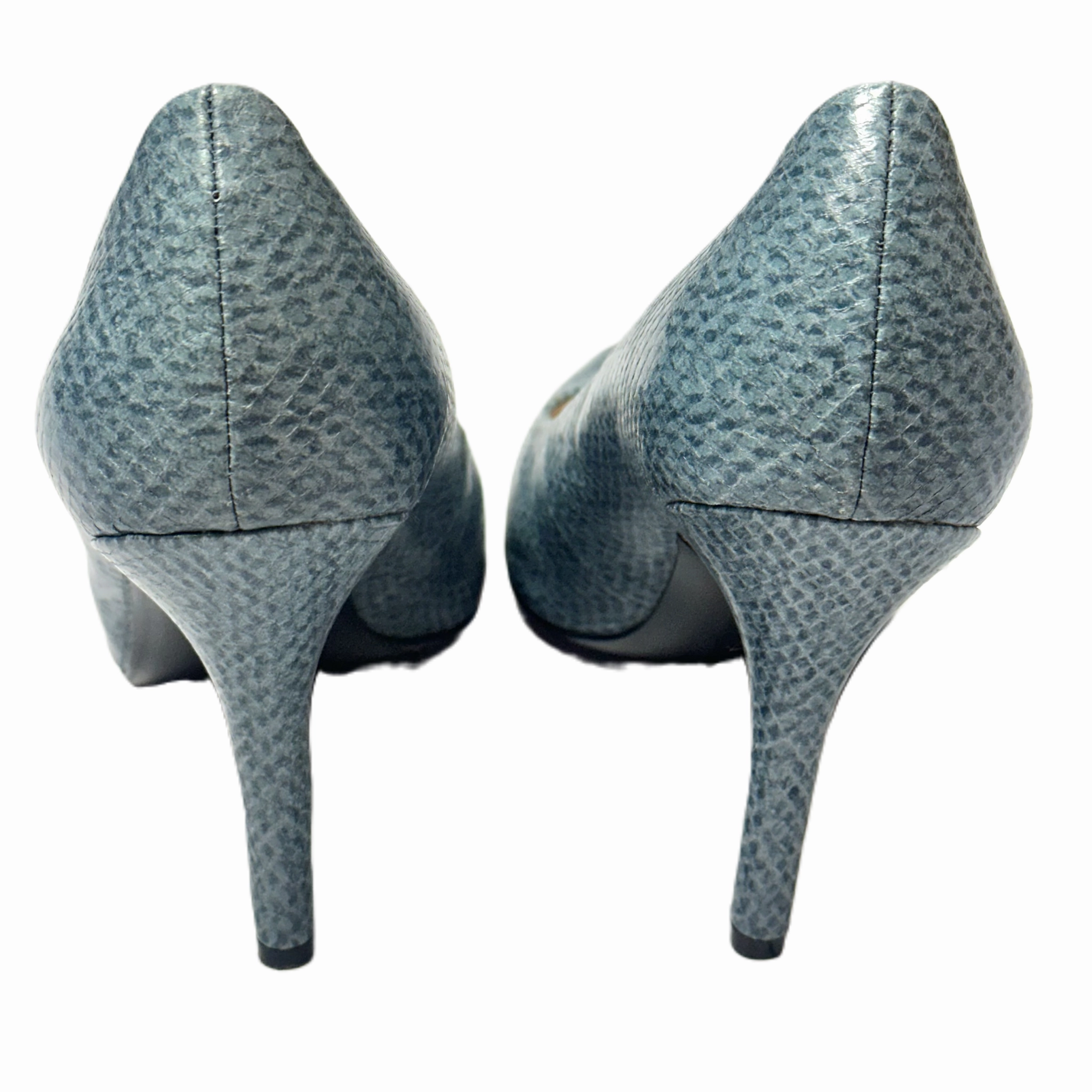 Shoes Heels Stiletto By Nine West In Blue, Size: 11