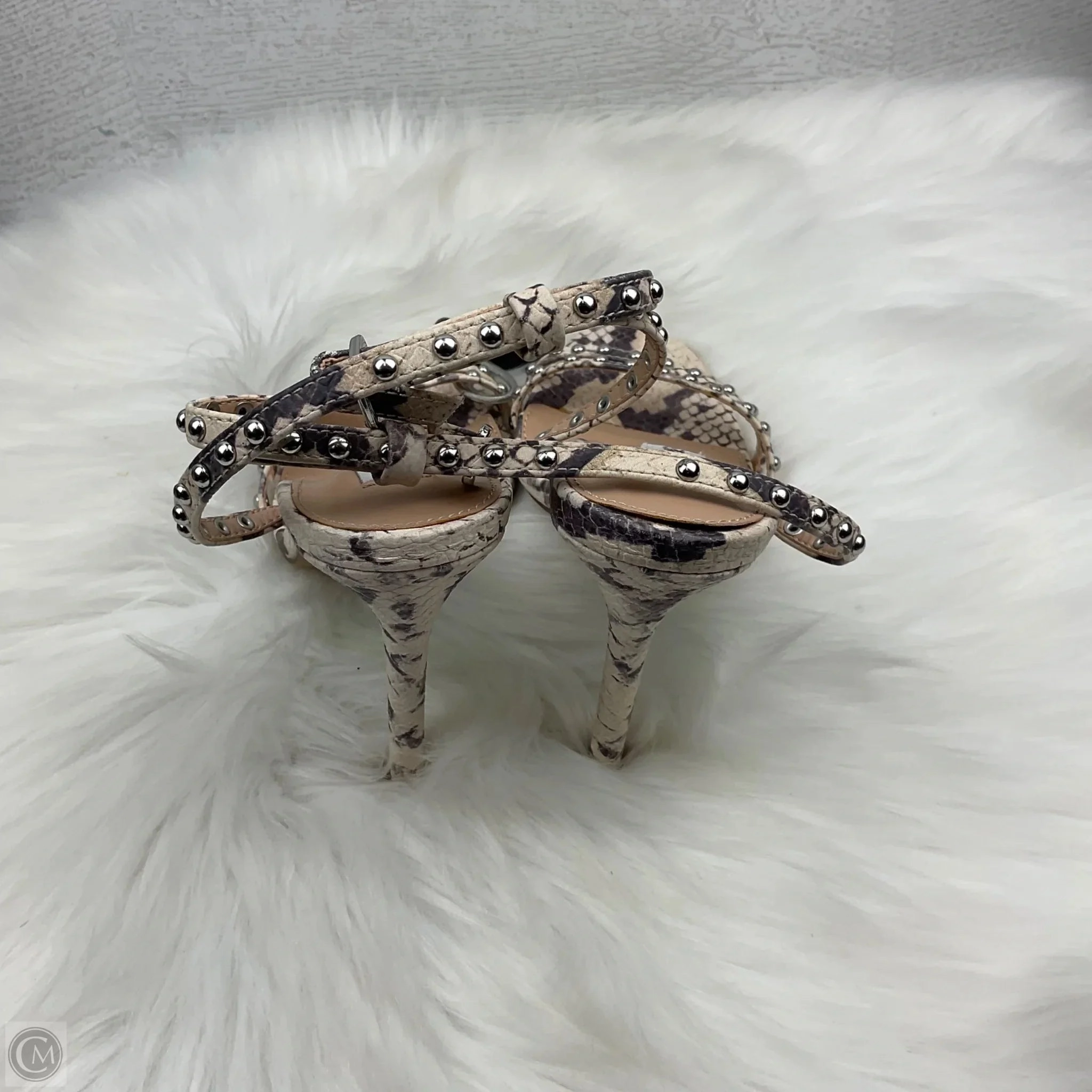 Shoes Heels Stiletto By Steve Madden In Snakeskin Print, Size: 7