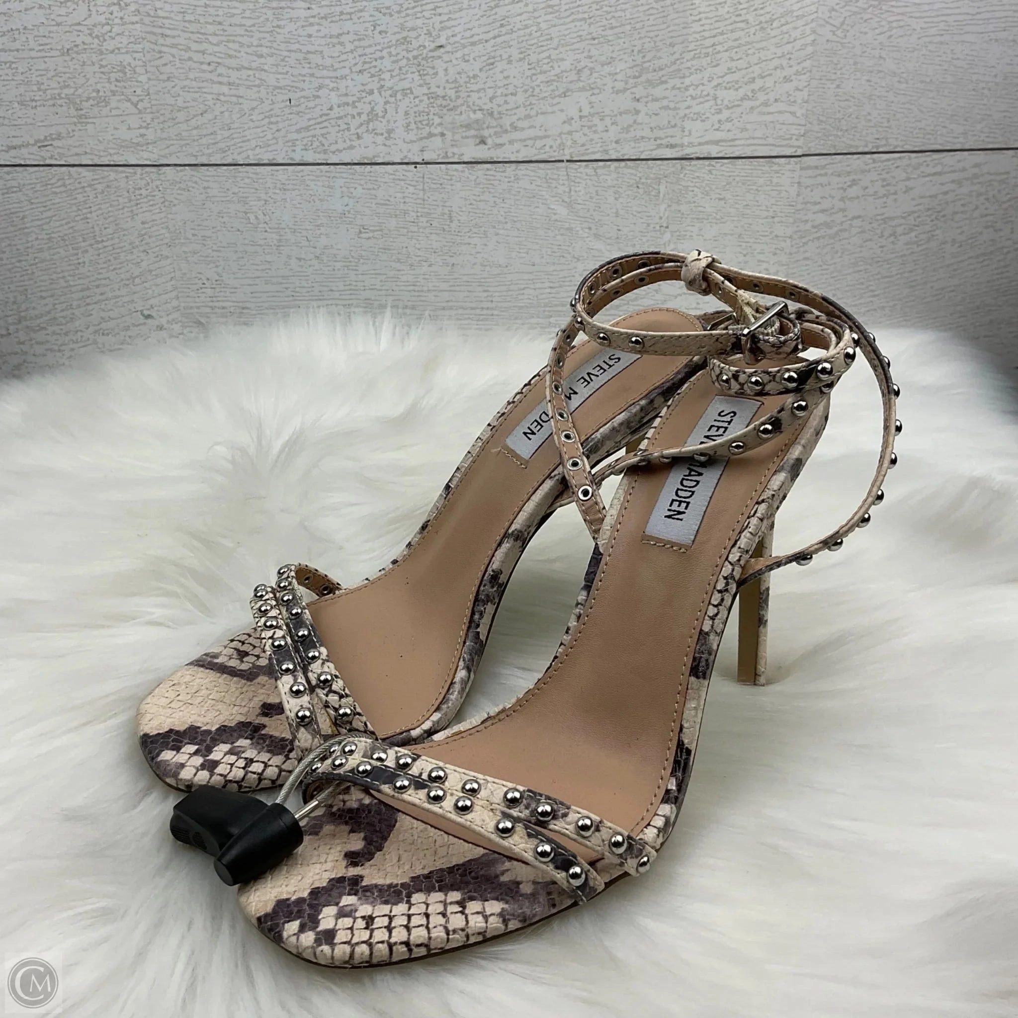 Shoes Heels Stiletto By Steve Madden In Snakeskin Print, Size: 7