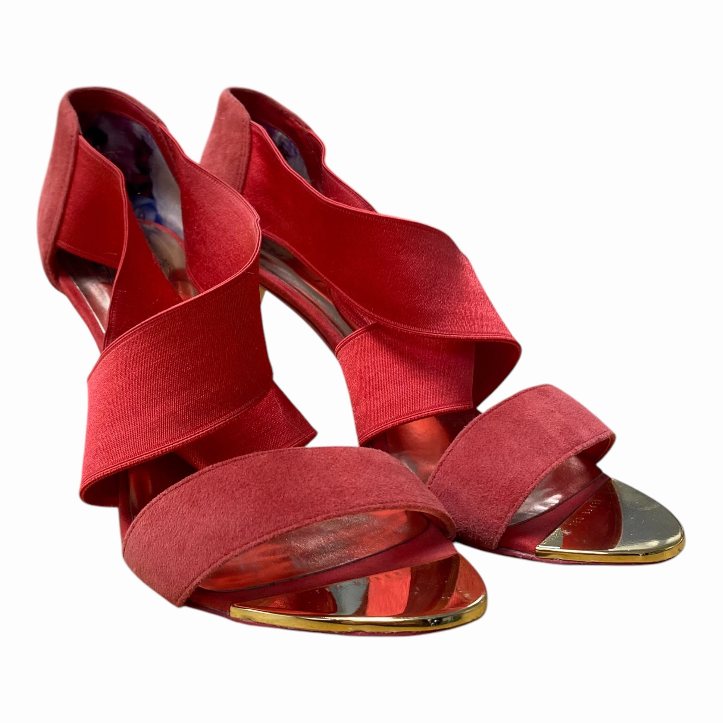 Shoes Heels Stiletto By Ted Baker In Red, Size:9