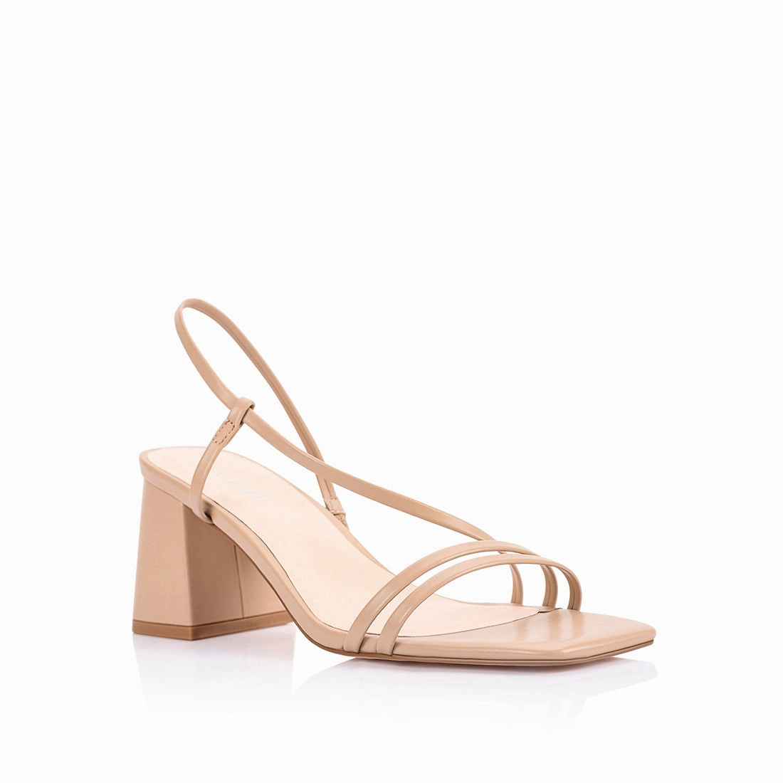 Stormi Block Heel Sandals - Beige