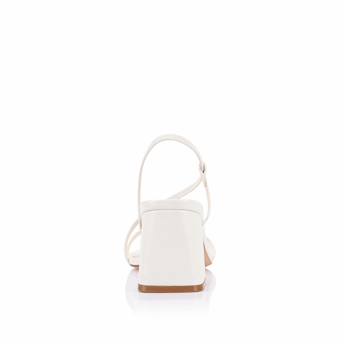 Stormi Block Heel Sandals - Chalk White