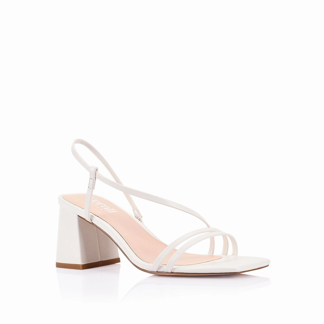 Stormi Block Heel Sandals - Chalk White