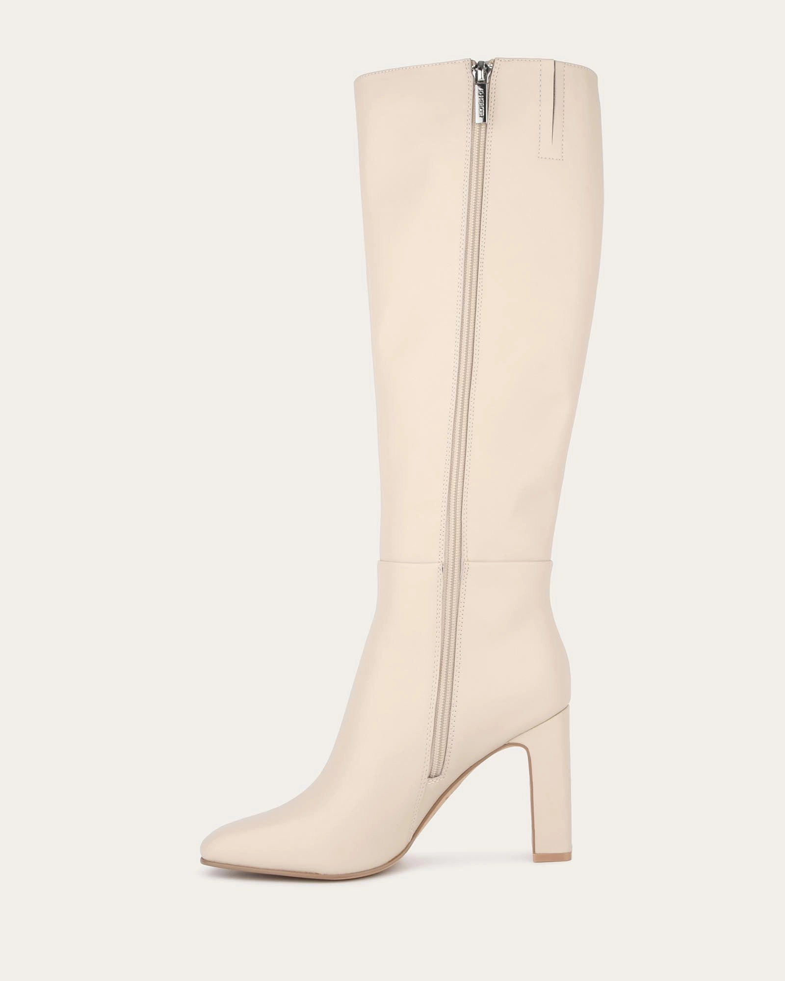 STORMI KNEE BOOTS SAND LEATHER