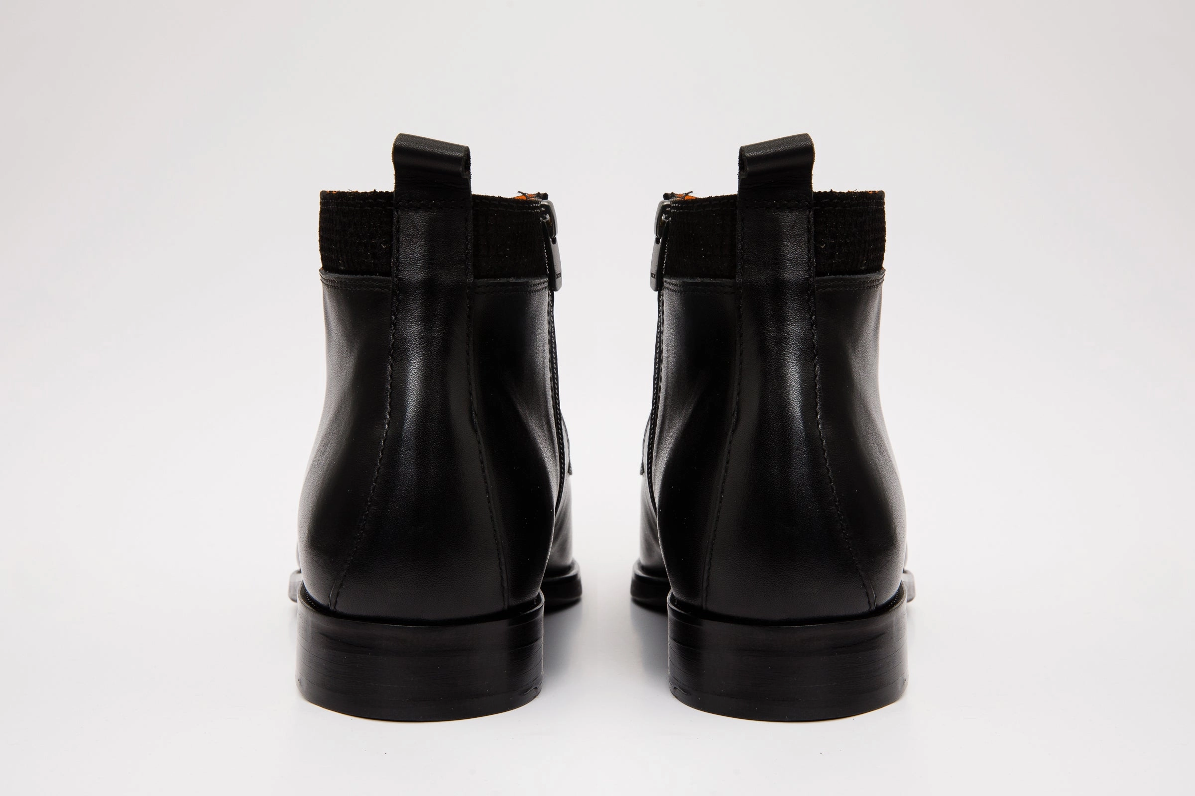 The Romto Black Leather Derby Lace-Up Men Boot With a Zipper Final Sale!