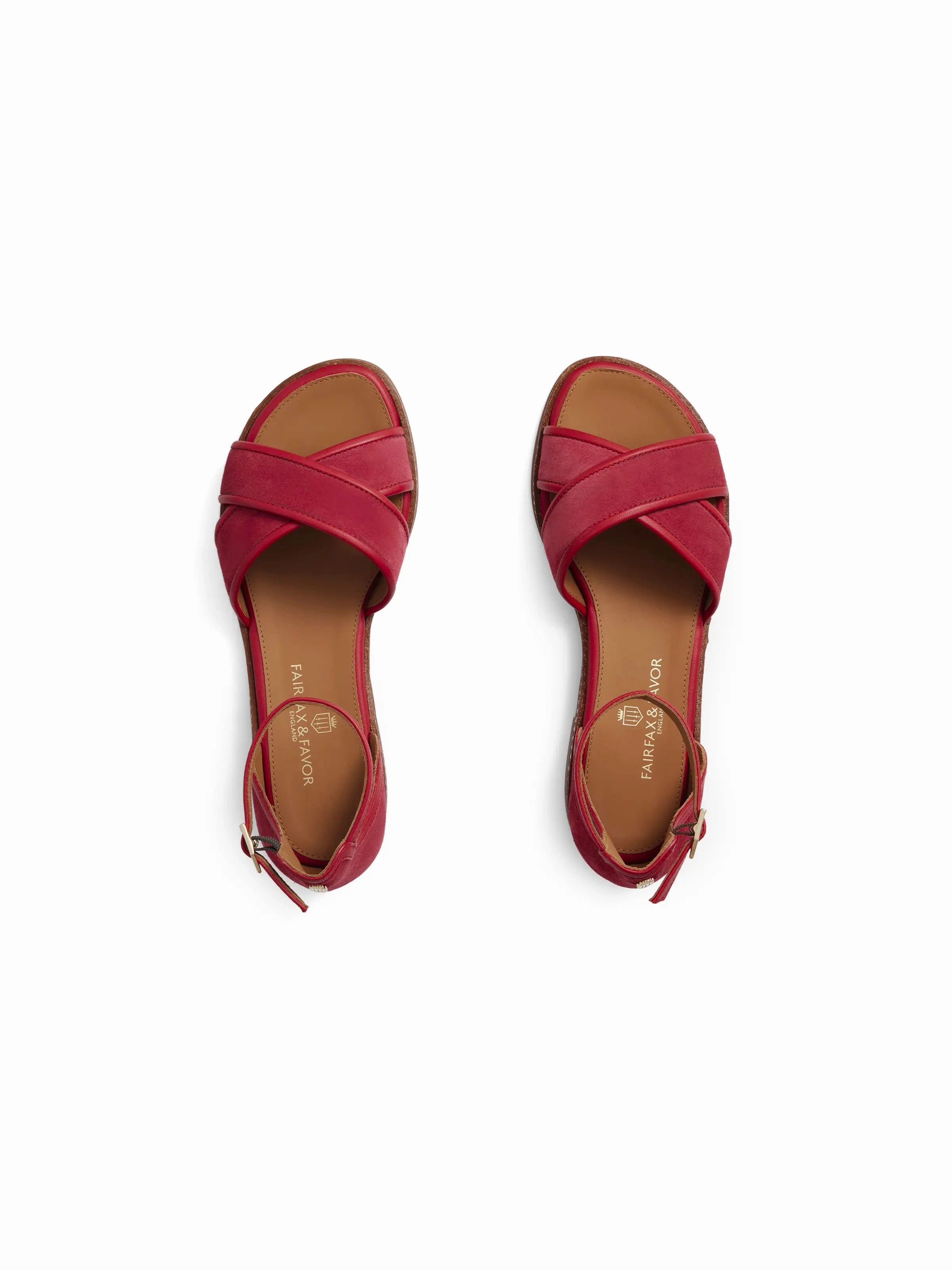 Valencia Sandal - Cherry