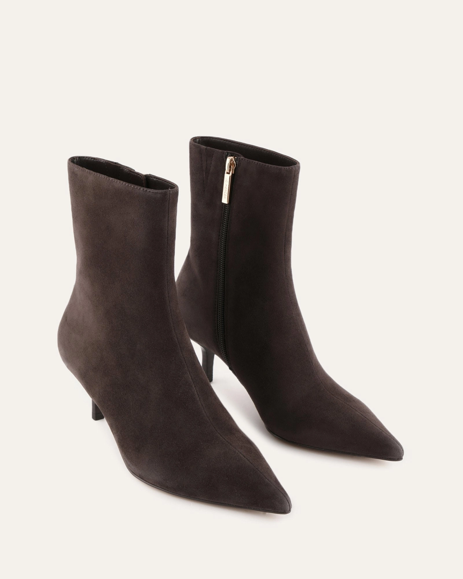 WINNIE MID ANKLE BOOTS BITTER CHOC SUEDE