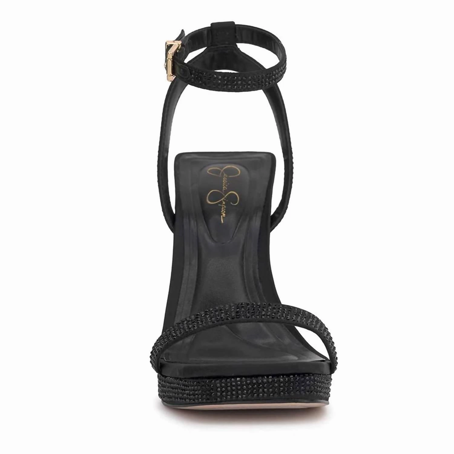 Women's Adonia High Heel In Black Shimmer