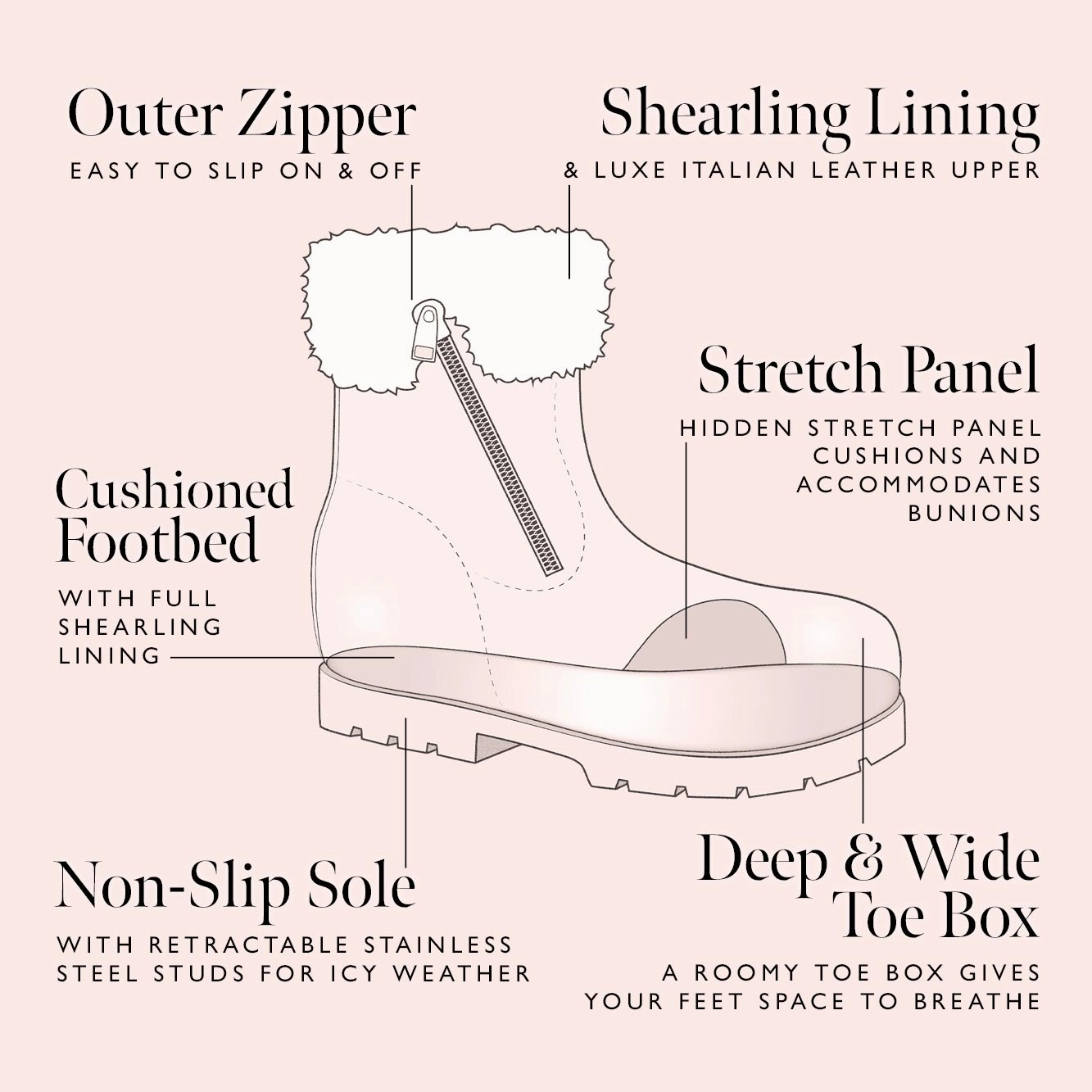 Wonder: Chocolate Brown Leather & Shearling