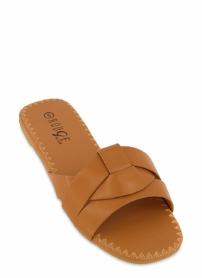 Woven Band Slide Sandals