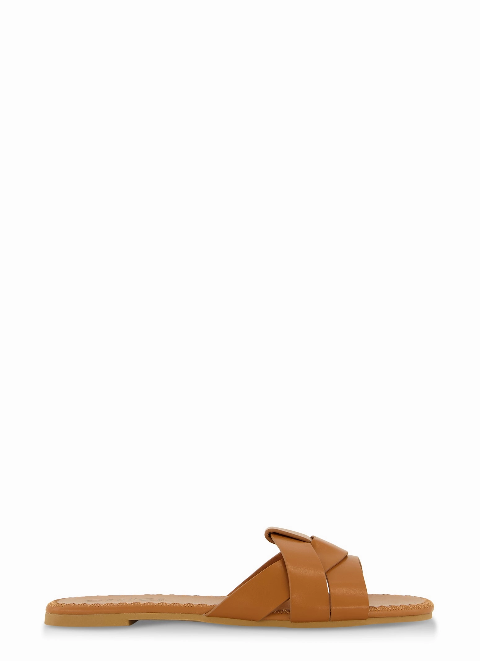 Woven Band Slide Sandals