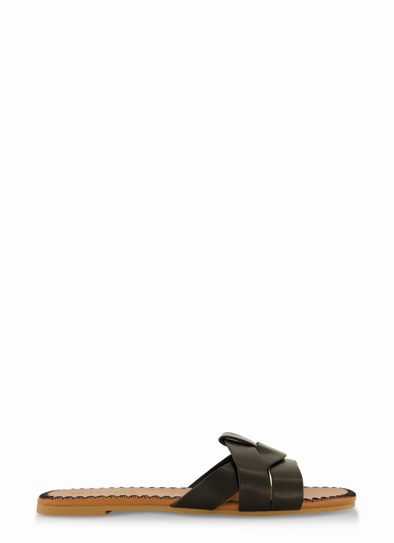 Woven Band Slide Sandals