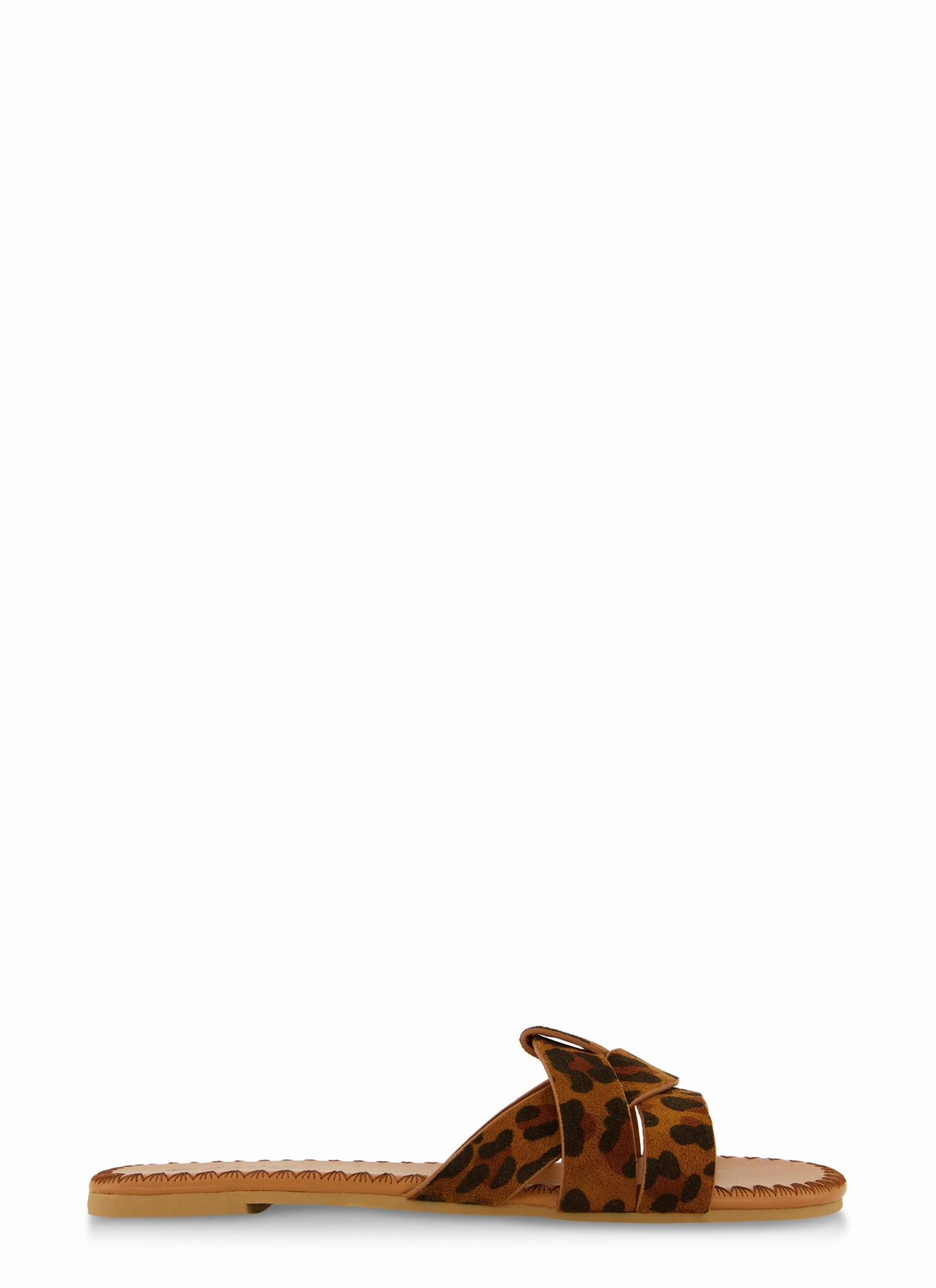 Woven Band Slide Sandals