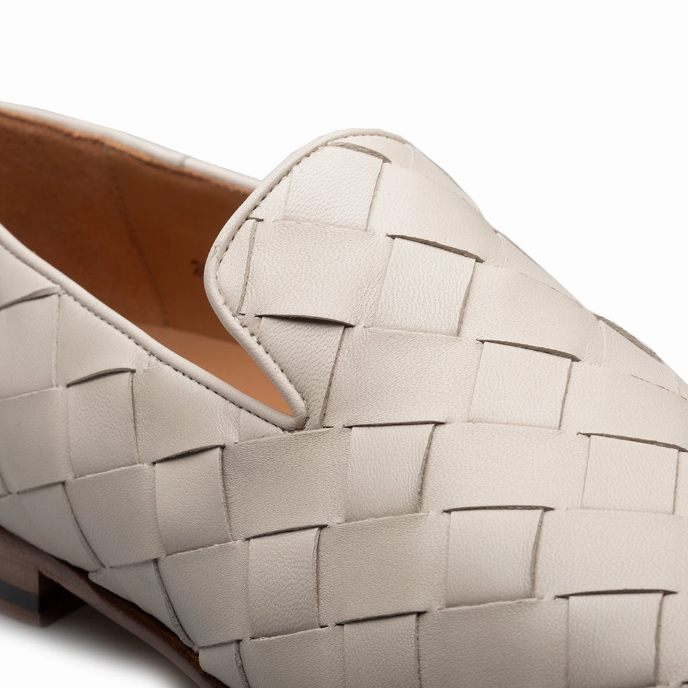 Woven Calf Pump